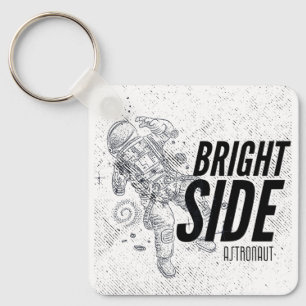 BRIGHT SIDE ASTRONAUT KEY RING