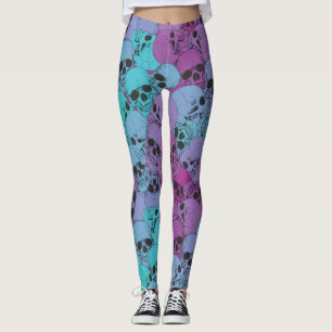 Bright Skull Leggings