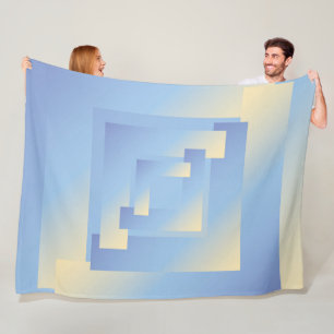 bright sky colours fleece blanket