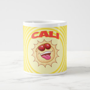 Bright Smiling Cali Sun Large Coffee Mug