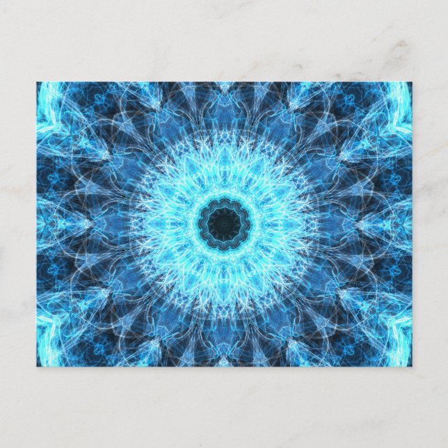 Bright SnowFlower Postcard (Front)