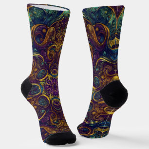 Bright Socks Elaborate Seamless Patterns 0039283