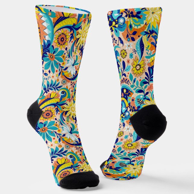 Bright Socks Elaborate Seamless Patterns 0039358 (Angled)