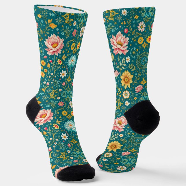 Bright Socks Elaborate Seamless Patterns 0039370 (Angled)