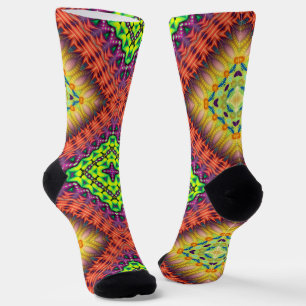 Bright Socks Fractal Seamless Patterns 0041988