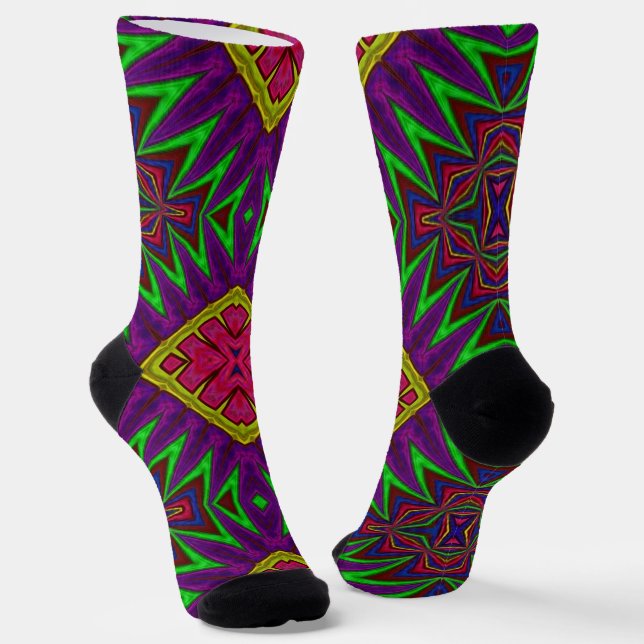 Bright Socks Fractal Seamless Patterns 0042022 (Angled)