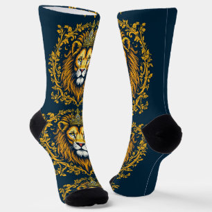 Bright Socks Lion Head With Crown 0044033