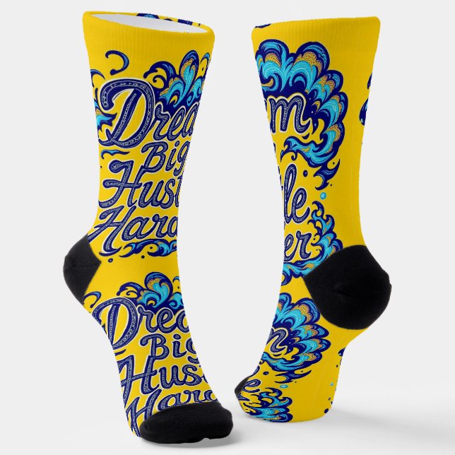 Bright Socks Motivational Art 0043973 (Angled)