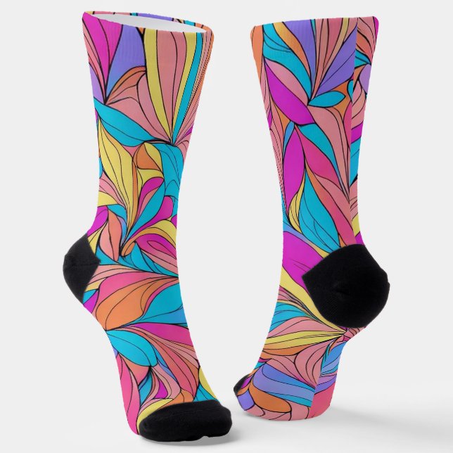 Bright Socks Picture Art 0038500 (Angled)