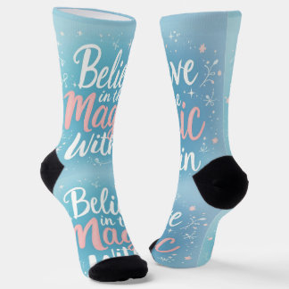 Bright Socks RANDOPIX Believe Magic Within 0039494