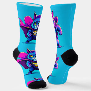Bright Socks RANDOPIX Mewowzer Super Cat 0039514