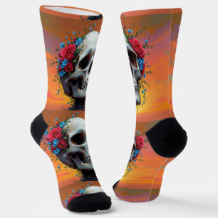 Bright Socks Skull Pics 0037634