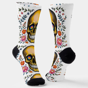 Bright Socks Skull Pics 0037639
