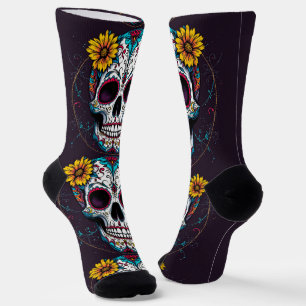 Bright Socks Skull Pics 0037649
