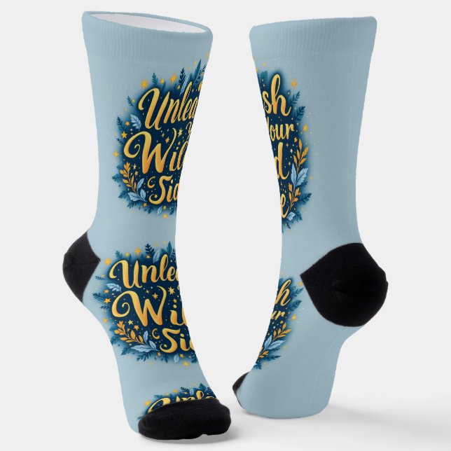 Bright Socks Unleash Your Wild Side 0044011 (Angled)
