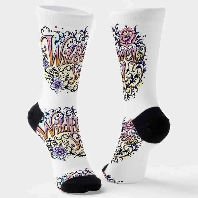 Bright Socks Wildflower Soul 0044042 (Angled)