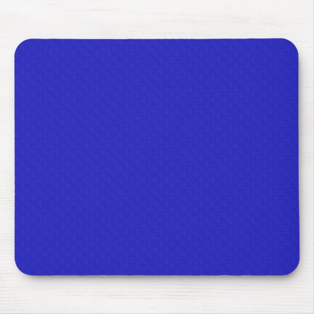 Bright Solid neon blue textured. Mouse Pad (Front)
