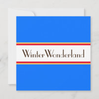 Bright Sophisticated Alpine Blue Winter Wonderland
