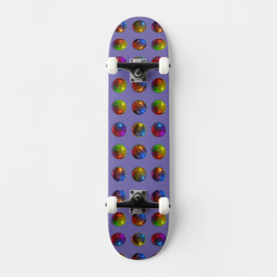Bright Spheres Skateboard