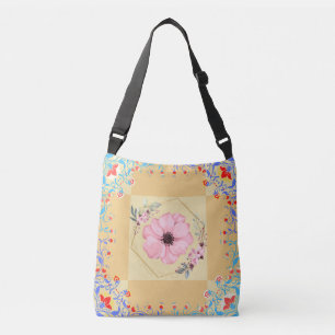 Bright Spring Flower Fantasy Crossbody Bag