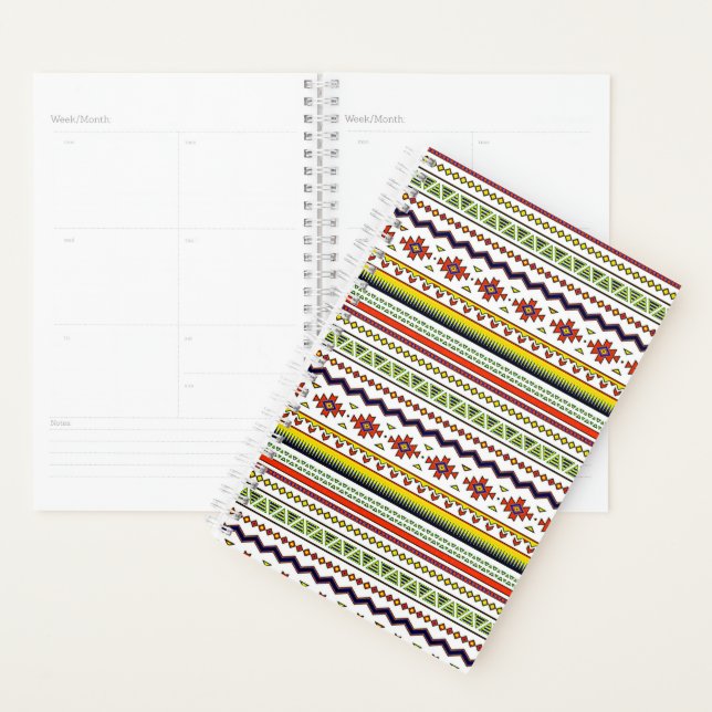 Bright spring tribal planner (Display)