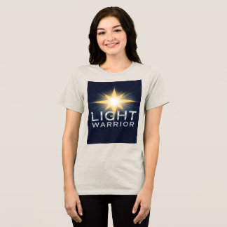 Bright Star Shine Light Warrior Women's Tri-Blend Shirt