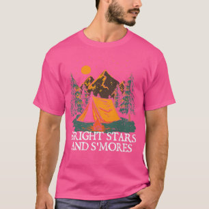 Bright Stars and Smores Camping Friends Camper Bud T-Shirt