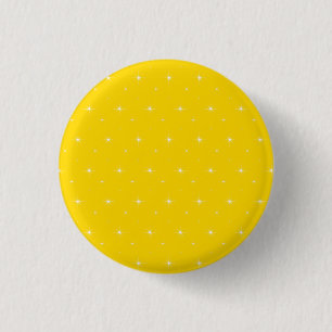 Bright Stars On Yellow Background. Fashion Style 3 Cm Round Badge
