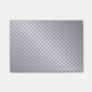 Bright Steel Diamond Plate Background Post-it Notes