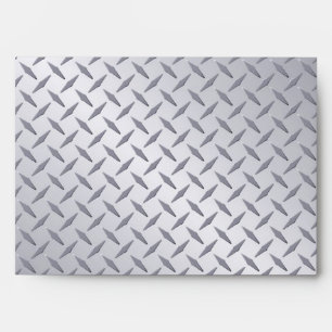Bright Steel Diamondplate Envelopes
