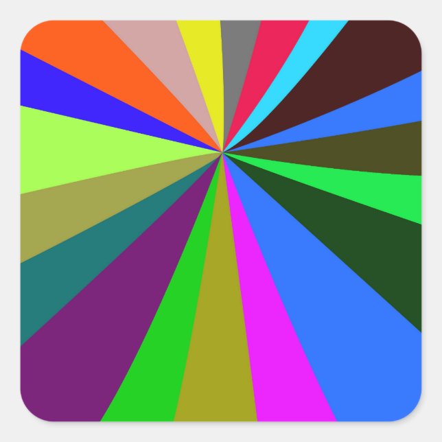 bright sticker coloured rainbow (Front)
