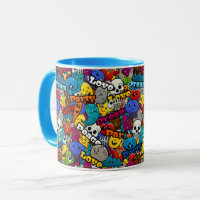 Bright Sticker Pattern