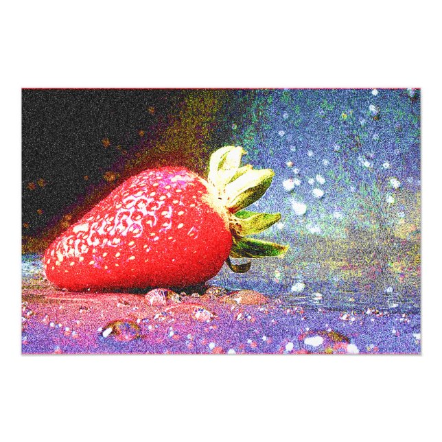 "Bright Strawberry" Cute Photo. Buy Now Photo Print (Front)