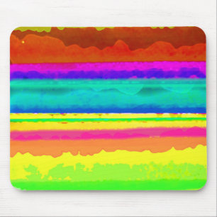 Bright Stripe Mouse Pad