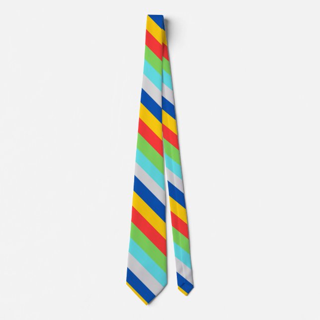 Bright Stripe Necktie (Front)
