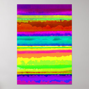 Bright Stripe Poster