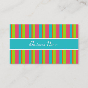 Bright Stripes Business Card