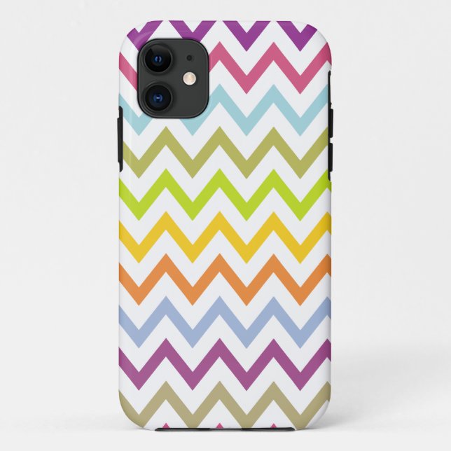 Bright Summer Chevron Pattern iPhone 5 Case (Back)