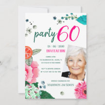 Bright summer floral & fruit birthday party