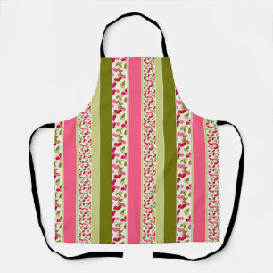 Bright summer pattern of stripes of multi-coloured apron
