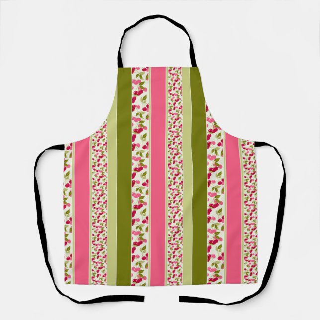 Bright summer pattern of stripes of multi-coloured apron (Front)