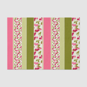 Bright summer pattern of stripes of multi-coloured tissue paper