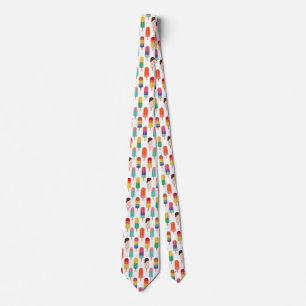 Bright Summer Popsicle Pattern Tie