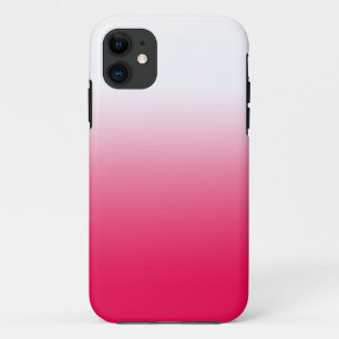 Bright summer red and white gradient ombre Case-Mate iPhone case
