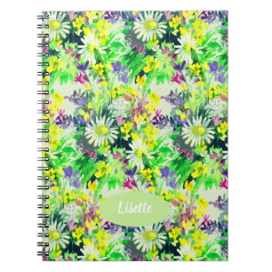 Bright Summer Wildflowers Notebook