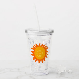 Bright Sun Acrylic Tumbler