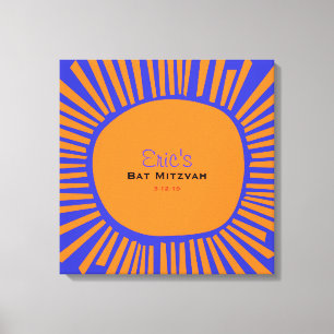 BRIGHT SUN MITZVAH Bat Bar Mitzvah Sign In Board