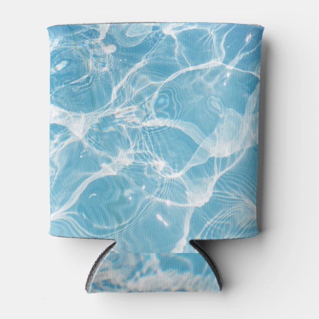 Bright sun reflections on water. can cooler (Front)