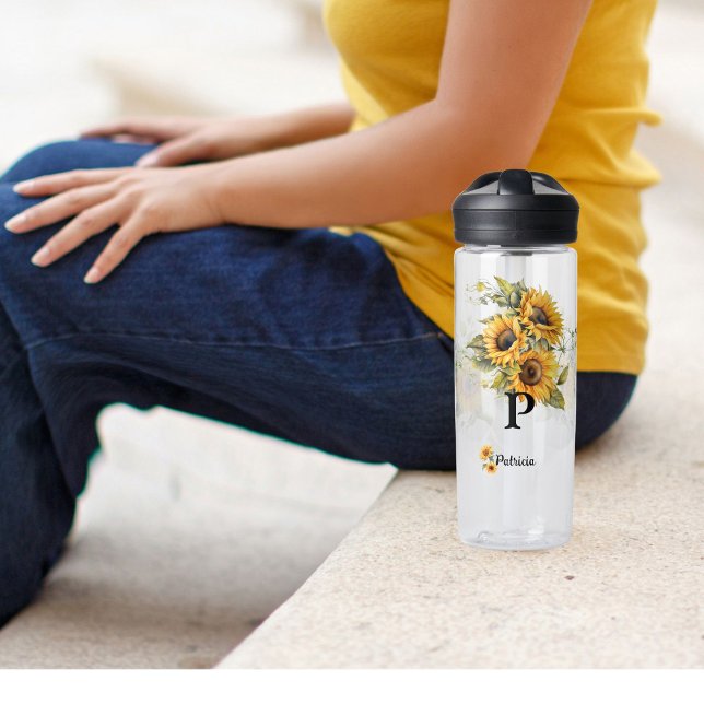 Bright Sunflowers  Water Bottle (Creator Uploaded)