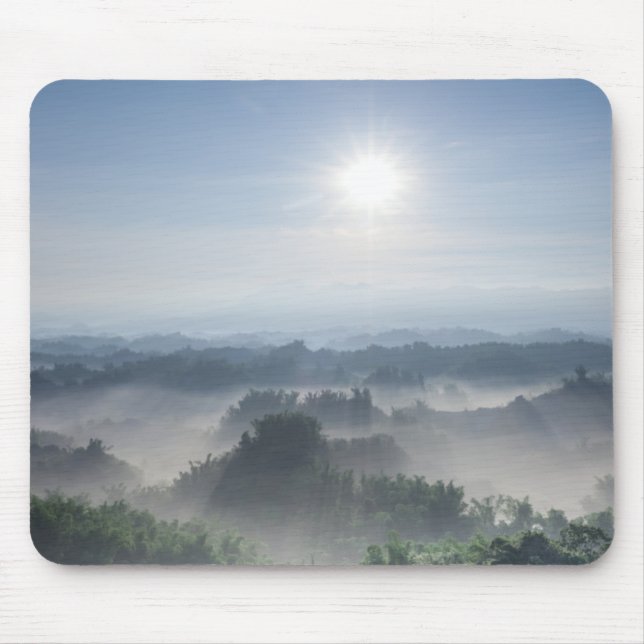 Bright Sunlight in the Bamboo Trees | Taiwan Mouse Pad (Front)